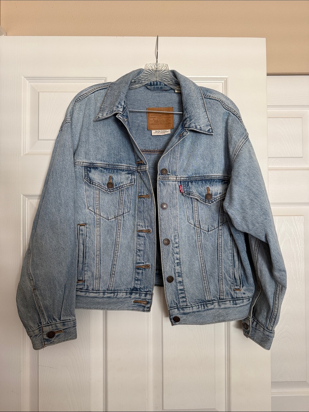 Levi’s Mid Wash Denim Bomber Jacket XS